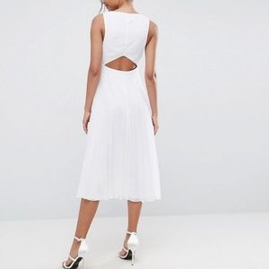 Asos White Cutout Dress - 6